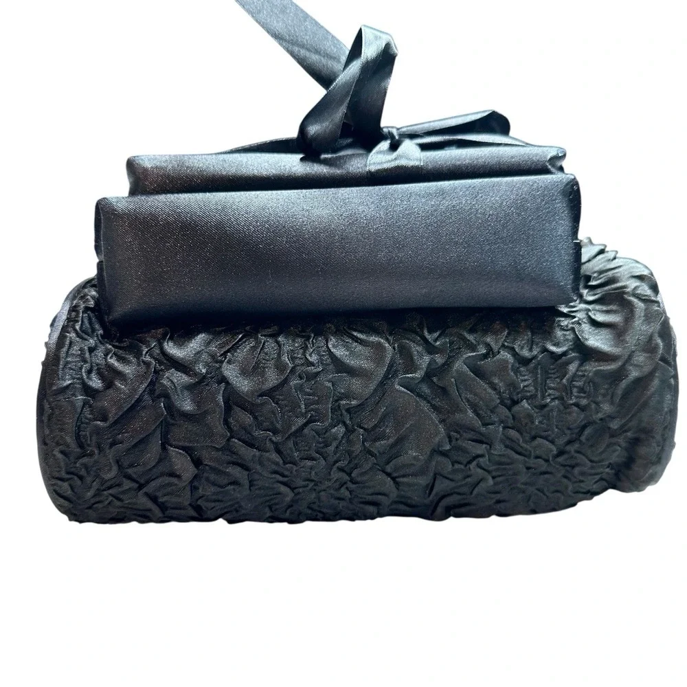 Studio Selection Women's‎ Cosmetic Bag Set 3 Make Up Bags black Ruched  8